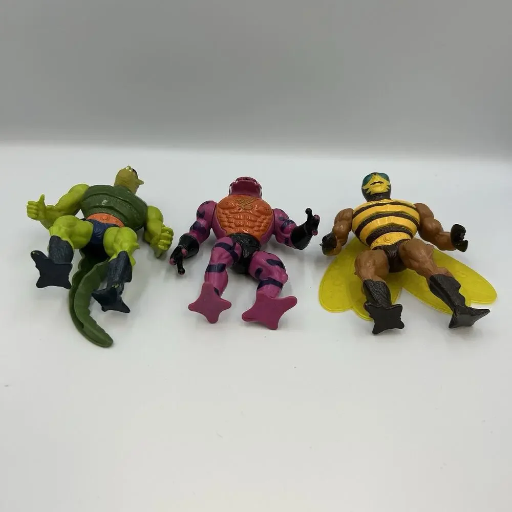 Masters of The Universe Vintage Action Figure Lot Buzz-off Tung Lashor Whiplash